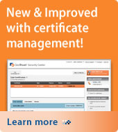 New & Improved with certificate management. Learn more.